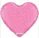 18” Heart Shaped Foil Balloon - Pink Leopard Print The Ultimate Balloon And Party Shop Cheltenham & Gloucester Balloons & Fancy Dress 