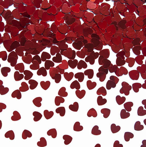 Red Hearts Table Confetti (30g)