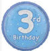 18" Foil Age 3 Blue Balloon The Ultimate Balloon And Party Shop Cheltenham & Gloucester Balloons & Fancy Dress 