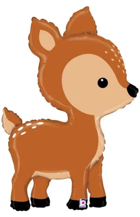 Large Animal Shape Foil Balloon - Woodland Deer The Ultimate Balloon And Party Shop Cheltenham & Gloucester Balloons & Fancy Dress 