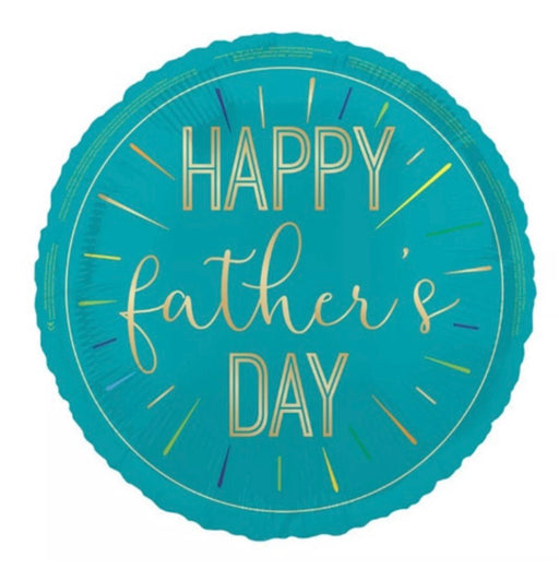 18” Foil Fathers Day Balloon - Blue/Gold The Ultimate Balloon And Party Shop Cheltenham & Gloucester Balloons & Fancy Dress 