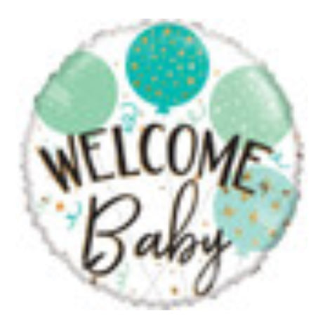 18" Foil Welcome Baby Balloon