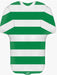 24" Foil Football Shirt Balloon - White/Green Striped The Ultimate Balloon And Party Shop Cheltenham & Gloucester Balloons & Fancy Dress 