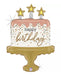 28" Foil Happy Birthday Cake Balloon - Glitz Pink The Ultimate Balloon And Party Shop Cheltenham & Gloucester Balloons & Fancy Dress 