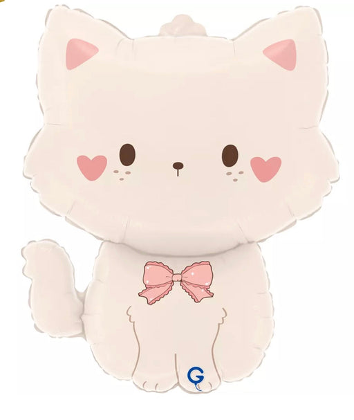 22”  Cute Cat Foil Balloon The Ultimate Balloon And Party Shop Cheltenham & Gloucester Balloons & Fancy Dress 