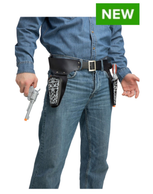 Double Cowboy Holster With Guns The Ultimate Balloon And Party Shop Cheltenham & Gloucester Balloons & Fancy Dress 