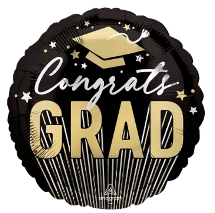 18" Foil Congrats Grad Balloon The Ultimate Balloon And Party Shop Cheltenham & Gloucester Balloons & Fancy Dress 