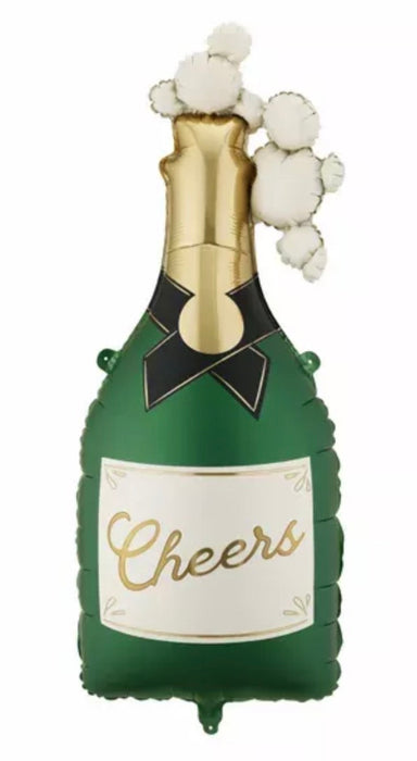 36” Foil Champagne Cheers Bottle Foil Balloon The Ultimate Balloon And Party Shop Cheltenham & Gloucester Balloons & Fancy Dress 