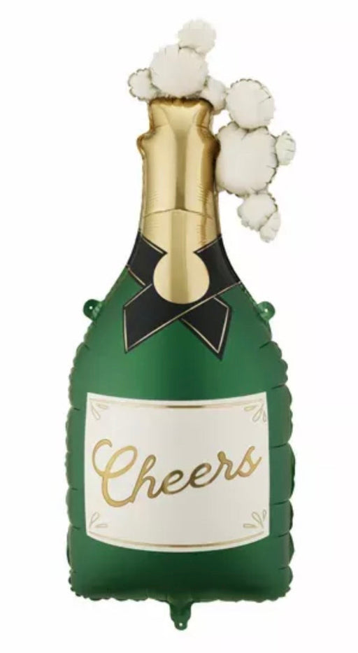 36” Foil Champagne Cheers Bottle Foil Balloon The Ultimate Balloon And Party Shop Cheltenham & Gloucester Balloons & Fancy Dress 