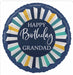 18" Foil Happy Birthday - Grandad The Ultimate Balloon And Party Shop Cheltenham & Gloucester Balloons & Fancy Dress 