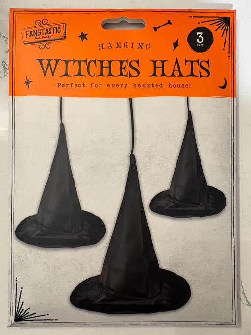 Hanging Witch Hat Decs (3pk) The Ultimate Balloon And Party Shop Cheltenham & Gloucester Balloons & Fancy Dress 