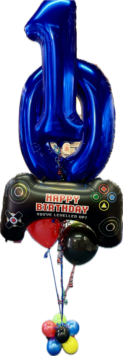 Gamer Age Balloon Display The Ultimate Balloon And Party Shop Cheltenham & Gloucester Balloons & Fancy Dress 