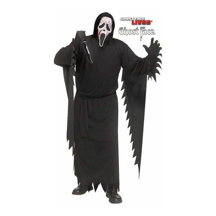 Ghost Bloody Face (Scream) Official Costume The Ultimate Balloon And Party Shop Cheltenham & Gloucester Balloons & Fancy Dress 