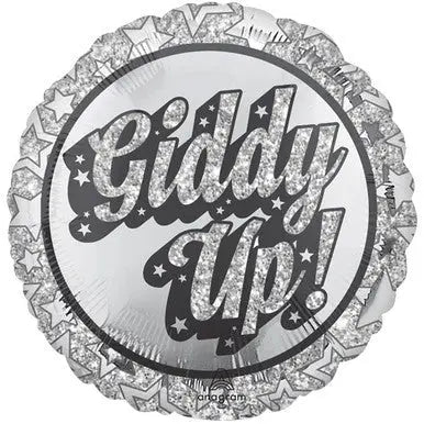 Giddy Up Western Foil Balloon The Ultimate Balloon And Party Shop Cheltenham & Gloucester Balloons & Fancy Dress 