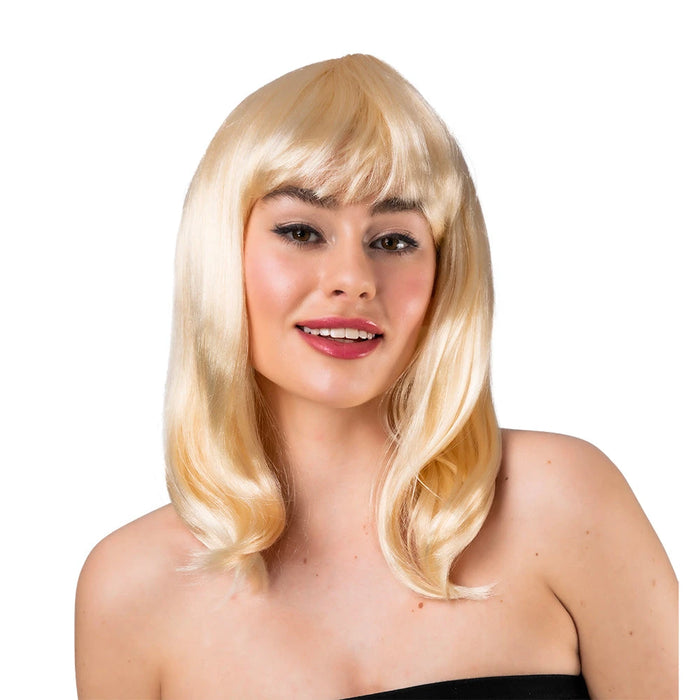 Glamour Fringed Wig - Blonde The Ultimate Balloon And Party Shop Cheltenham & Gloucester Balloons & Fancy Dress 