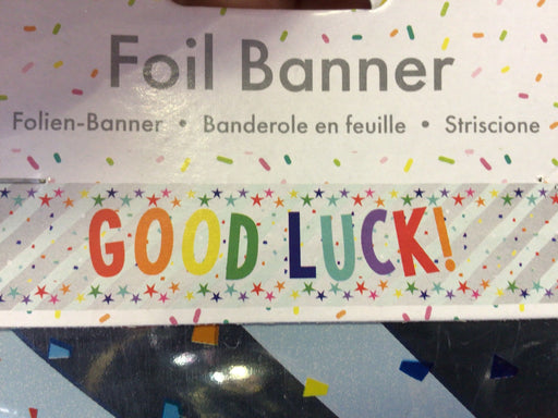 Good Luck Banner The Ultimate Balloon And Party Shop Cheltenham & Gloucester Balloons & Fancy Dress 