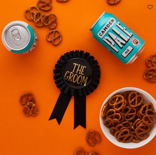 Groom Black Rosette The Ultimate Balloon And Party Shop Cheltenham & Gloucester Balloons & Fancy Dress 