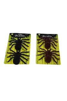 Halloween Flocked Spiders (2pk) The Ultimate Balloon And Party Shop Cheltenham & Gloucester Balloons & Fancy Dress 