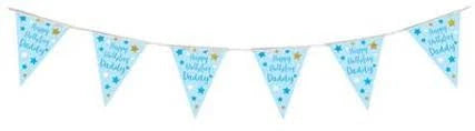 Happy Birthday Bunting - Daddy The Ultimate Balloon And Party Shop Cheltenham & Gloucester Balloons & Fancy Dress 