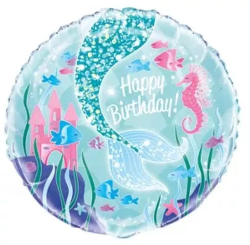 Happy Birthday Foil Balloon - Enchanted Mermaid The Ultimate Balloon And Party Shop Cheltenham & Gloucester Balloons & Fancy Dress 