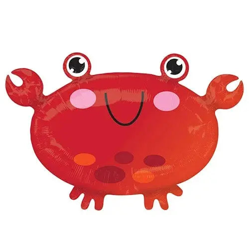 Happy Crab Shaped Foil Balloon The Ultimate Balloon And Party Shop Cheltenham & Gloucester Balloons & Fancy Dress 
