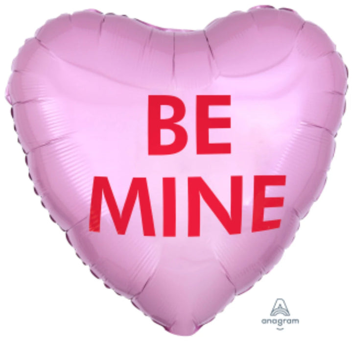 Heart Shaped 18” Balloon - Be Mine The Ultimate Balloon And Party Shop Cheltenham & Gloucester Balloons & Fancy Dress 