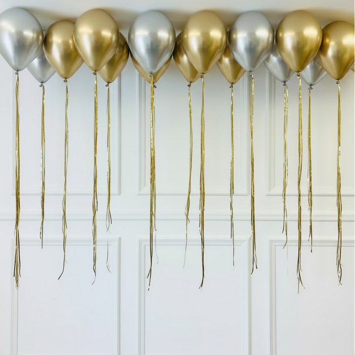 Helium Filled Tasseled Balloons The Ultimate Balloon And Party Shop Cheltenham & Gloucester Balloons & Fancy Dress 