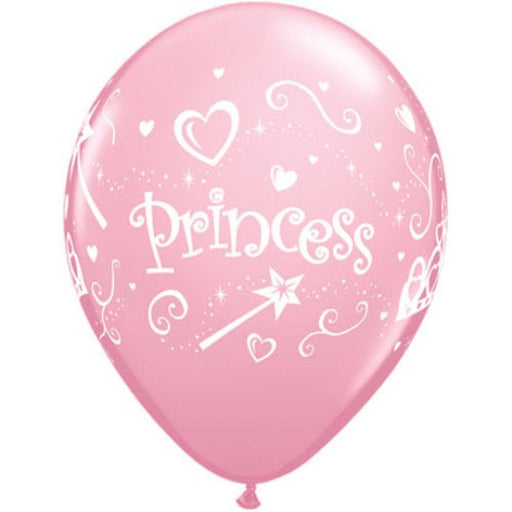 Latex Printed Balloons - Princess Pink (6pk) The Ultimate Balloon And Party Shop Cheltenham & Gloucester Balloons & Fancy Dress 