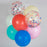 Mixed Asst Colour Latex Balloons (8pk)