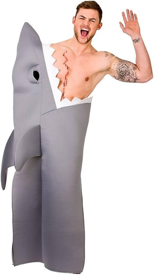 Funny Eating Shark Costume The Ultimate Balloon And Party Shop Cheltenham & Gloucester Balloons & Fancy Dress 