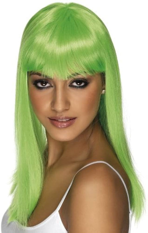 Glamourama Green Female Wig