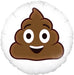 18" Foil Emoji Printed Balloon - Poop The Ultimate Balloon And Party Shop Cheltenham & Gloucester Balloons & Fancy Dress 