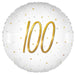 18" Foil Age 100 Balloon - Rainbow Confetti The Ultimate Balloon And Party Shop Cheltenham & Gloucester Balloons & Fancy Dress 