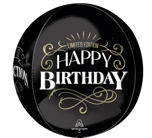 Orbz Birthday Foil Balloon - Aged To Perfection The Ultimate Balloon And Party Shop Cheltenham & Gloucester Balloons & Fancy Dress 