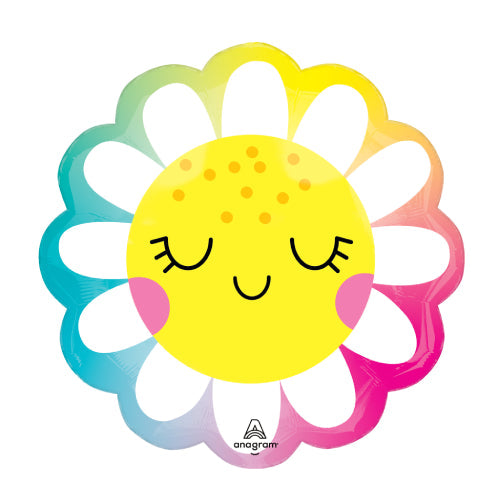 Smiling Daisy Flower Shape Balloon The Ultimate Balloon And Party Shop Cheltenham & Gloucester Balloons & Fancy Dress 