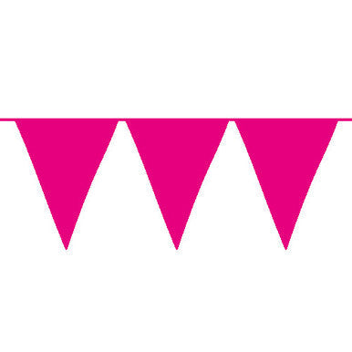 Waterproof Bunting - Hot Pink (10m) The Ultimate Balloon And Party Shop Cheltenham & Gloucester Balloons & Fancy Dress 
