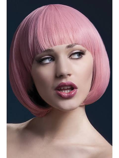Fever Mia Bob Wig - Pastel Pink The Ultimate Balloon And Party Shop Cheltenham & Gloucester Balloons & Fancy Dress 