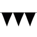 Plastic Bunting - Black (10m) The Ultimate Balloon And Party Shop Cheltenham & Gloucester Balloons & Fancy Dress 