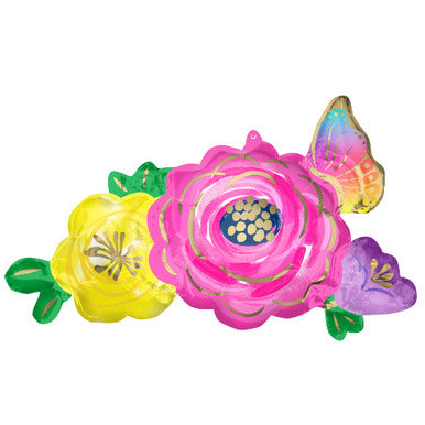 37” Foil Floral/Butterfly Shape Balloon The Ultimate Balloon And Party Shop Cheltenham & Gloucester Balloons & Fancy Dress 