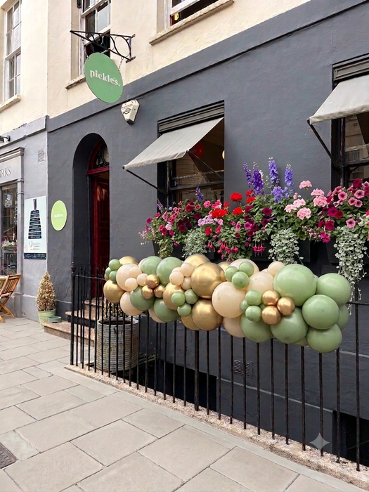 Corporate Organic Balloon Garland The Ultimate Balloon And Party Shop Cheltenham & Gloucester Balloons & Fancy Dress 