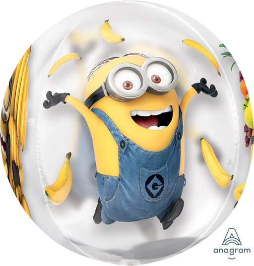 Clear Orbz Minion Printed Balloon The Ultimate Balloon And Party Shop Cheltenham & Gloucester Balloons & Fancy Dress 