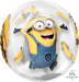 Clear Orbz Minion Printed Balloon The Ultimate Balloon And Party Shop Cheltenham & Gloucester Balloons & Fancy Dress 