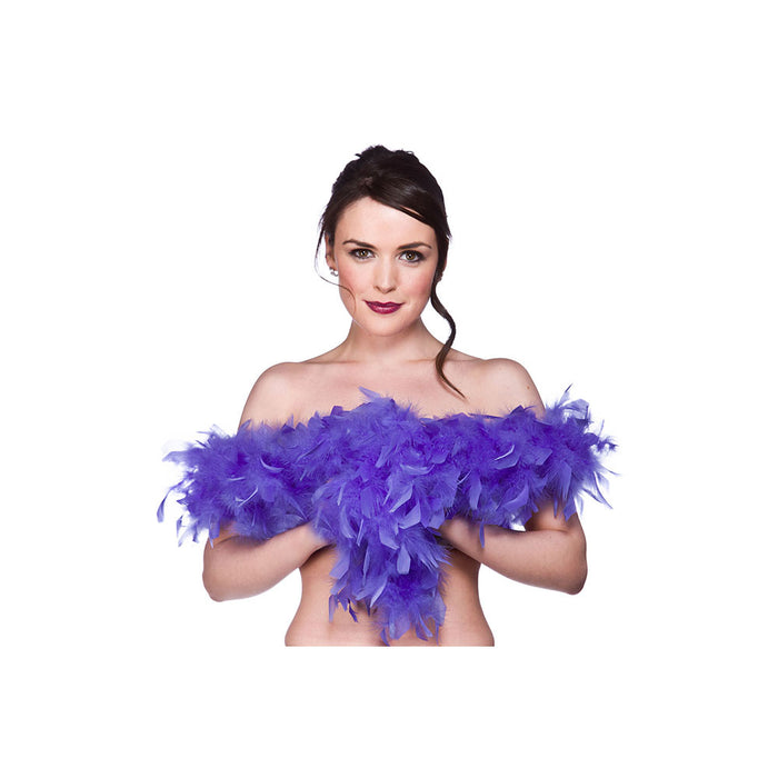 Feather Boa - Royal Blue