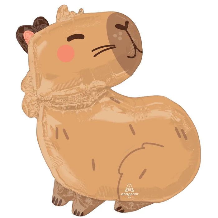 Capybara Supershape Foil Balloon The Ultimate Balloon And Party Shop Cheltenham & Gloucester Balloons & Fancy Dress 