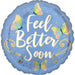 18" Foil Feel Better Soon Balloon The Ultimate Balloon And Party Shop Cheltenham & Gloucester Balloons & Fancy Dress 