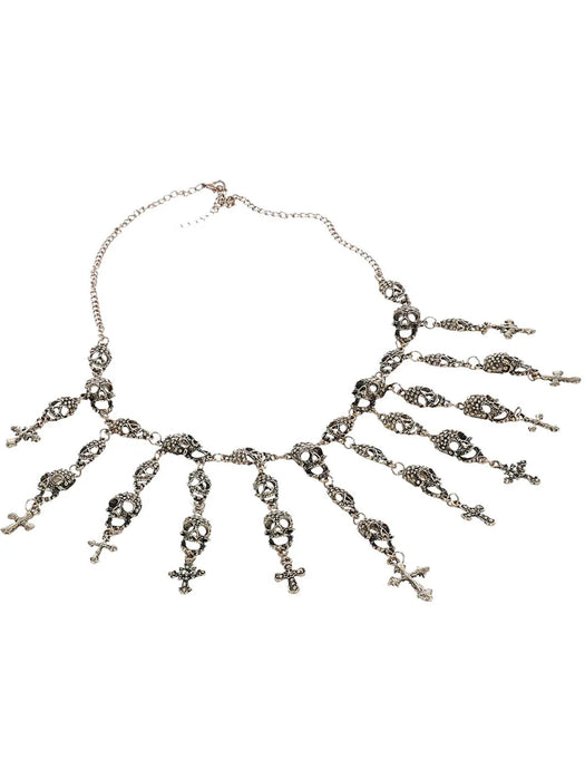 Skull Voodoo Metal Necklace The Ultimate Balloon And Party Shop Cheltenham & Gloucester Balloons & Fancy Dress 
