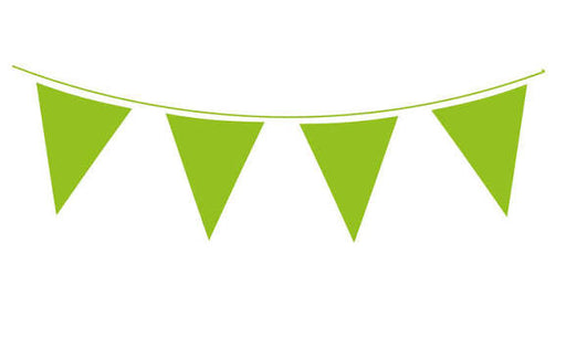Plastic Bunting - Green The Ultimate Balloon And Party Shop Cheltenham & Gloucester Balloons & Fancy Dress 