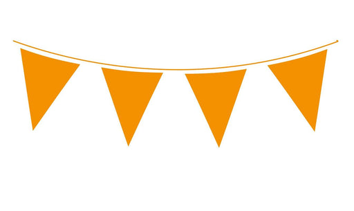 Plastic Bunting - Orange The Ultimate Balloon And Party Shop Cheltenham & Gloucester Balloons & Fancy Dress 