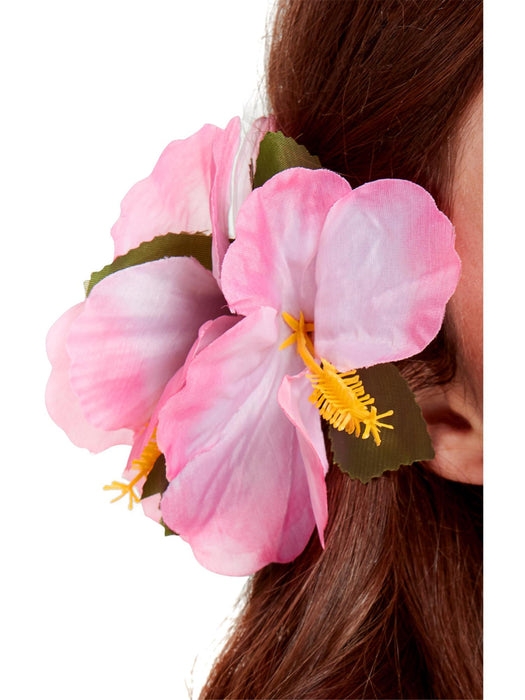 Hawaiian Flower Hair Clip - Red The Ultimate Balloon And Party Shop Cheltenham & Gloucester Balloons & Fancy Dress 