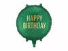 18" Foil Happy Birthday - green/gold The Ultimate Balloon And Party Shop Cheltenham & Gloucester Balloons & Fancy Dress 